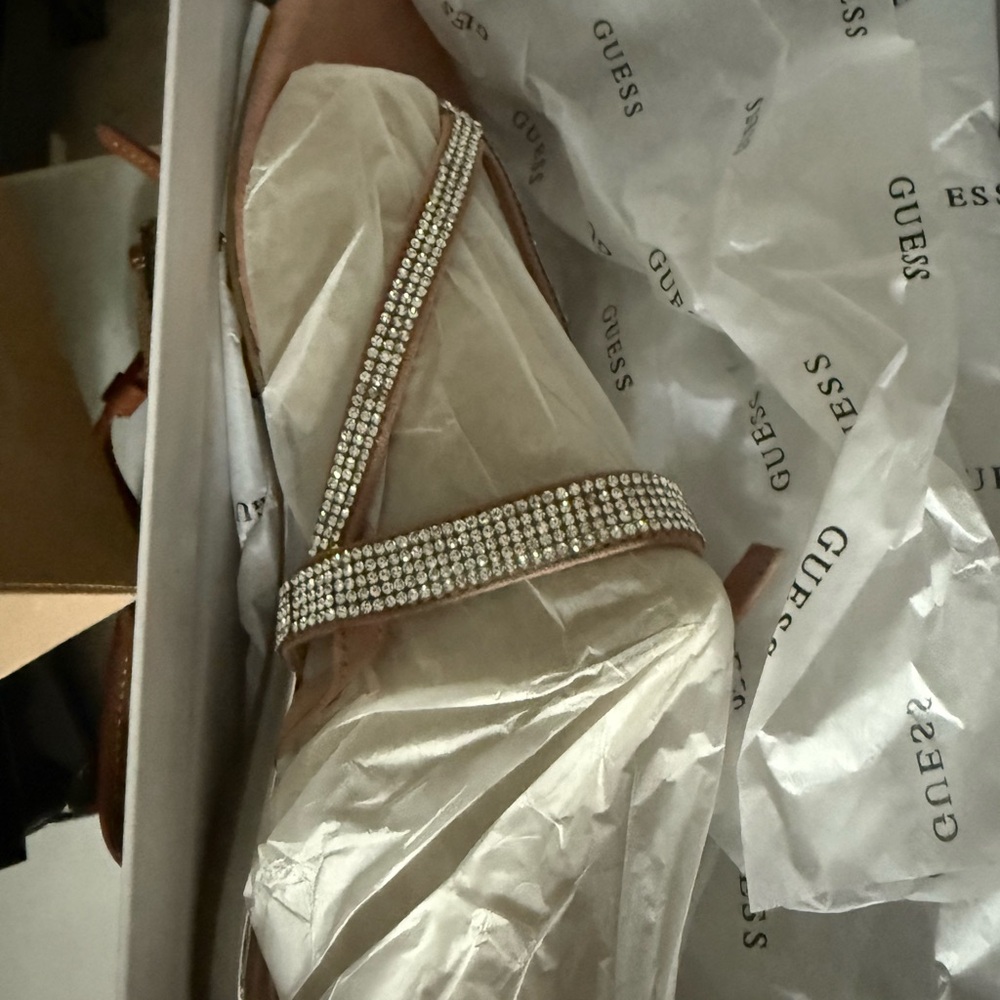 Guess Women's Dress with Rhinestone Straps